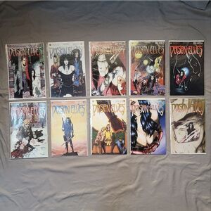 Poison Elves comic lot of 10 - Sirius comics by Drew Hayes - near mint condition